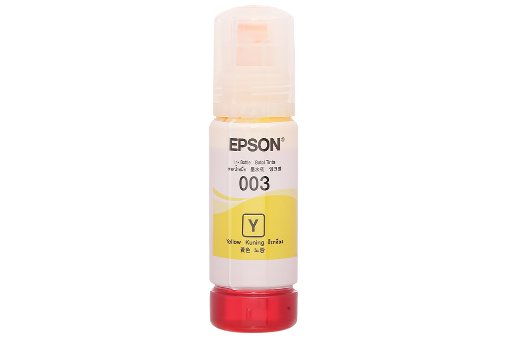 Mực in phun Epson C13T00V400 003 Dye (Y) Vàng (dành cho Epson L1210/L1250/L3210/L3250/L5290) Màu Vàng