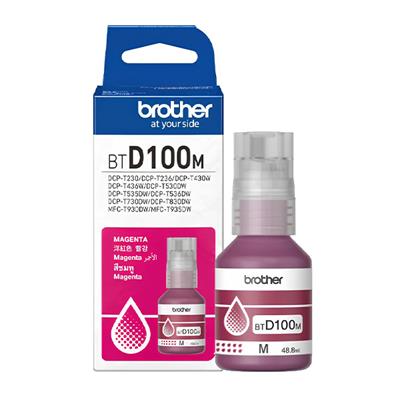 Mực in phun Brother BTD100M Hồng (dành cho Brother DCP-T436W/T230/T236/T430W/T530DW/T535DW/T536DW/T730DW/T830DW, Brother MFC-T930DW/T935DW)