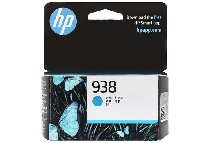 Mực in phun HP 938 Xanh 4S6X5PA (dành cho HP OfficeJet Pro 9730) Màu Xanh Dương