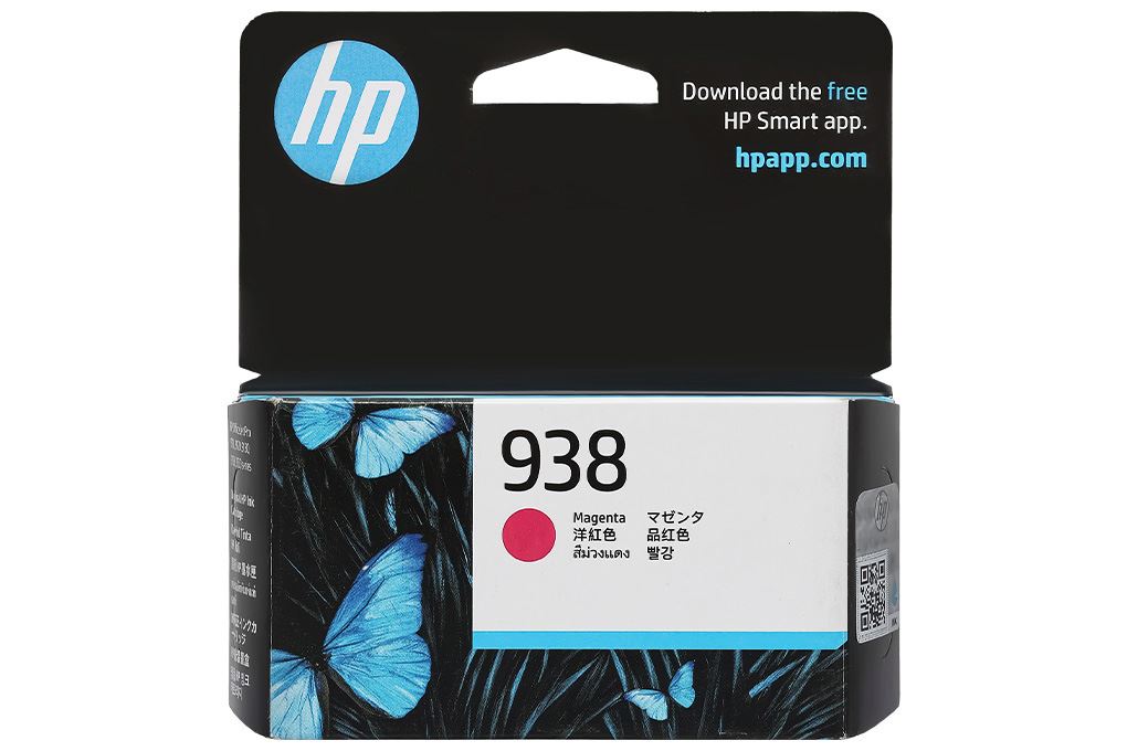 Mực in phun HP 938 Hồng 4S6X6PA (dành cho HP OfficeJet Pro 9730) Màu Đỏ