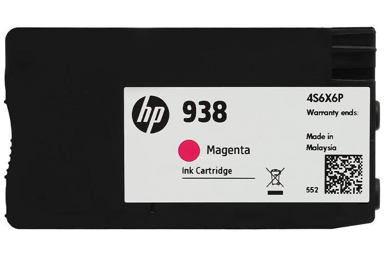 Mực in phun HP 938 Hồng 4S6X6PA (dành cho HP OfficeJet Pro 9730) Màu Đỏ