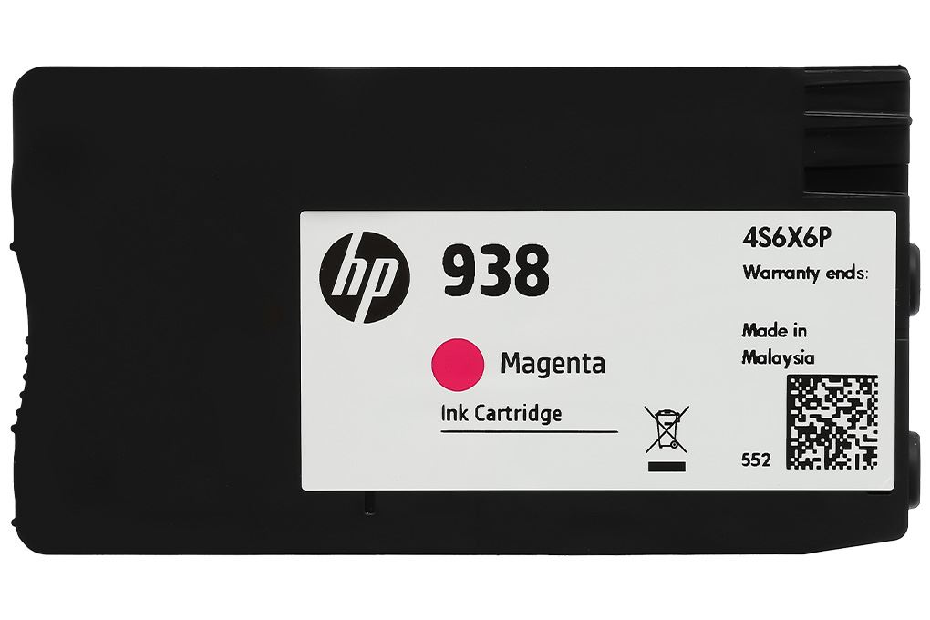 Mực in phun HP 938 Hồng 4S6X6PA (dành cho HP OfficeJet Pro 9730) Màu Đỏ
