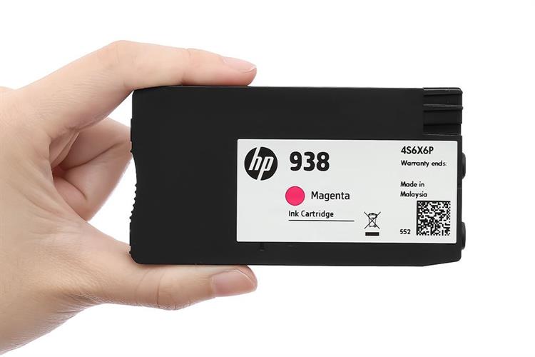 Mực in phun HP 938 Hồng 4S6X6PA (dành cho HP OfficeJet Pro 9730) Màu Đỏ