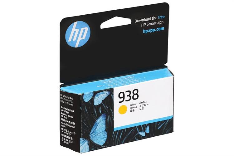 Mực in phun HP 938 Vàng 4S6X7PA (dành cho HP OfficeJet Pro 9730) Màu Vàng
