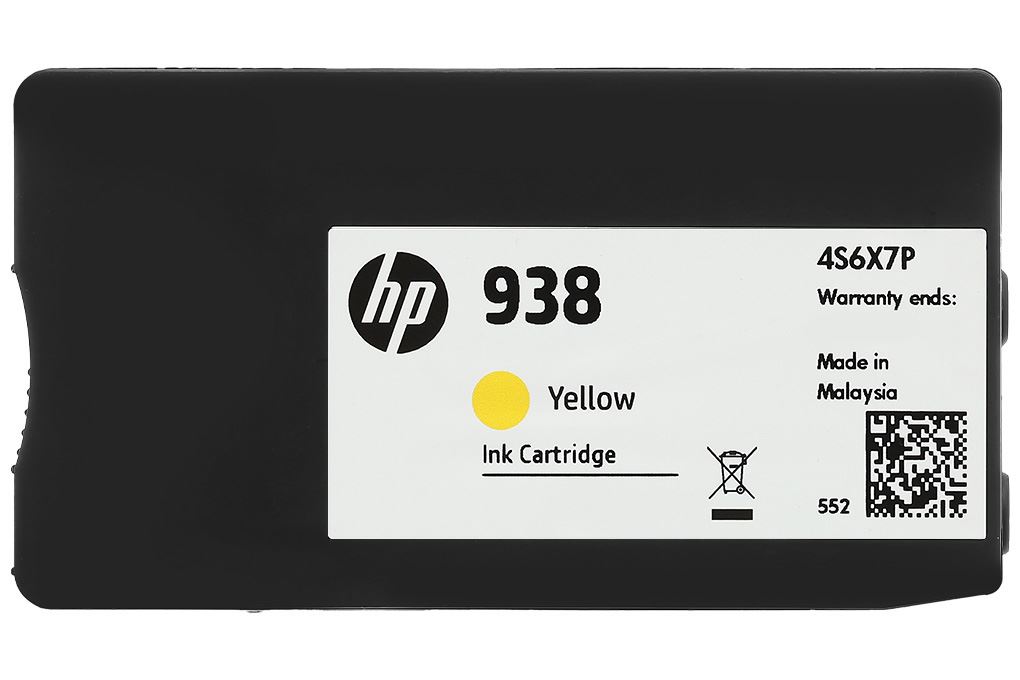 Mực in phun HP 938 Vàng 4S6X7PA (dành cho HP OfficeJet Pro 9730) Màu Vàng