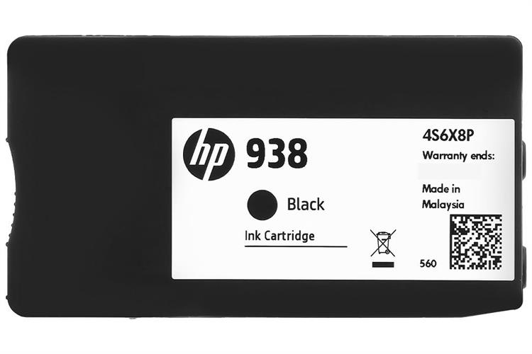 Mực in phun HP 938 Đen 4S6X8PA (dành cho HP OfficeJet Pro 9730) Màu Đen