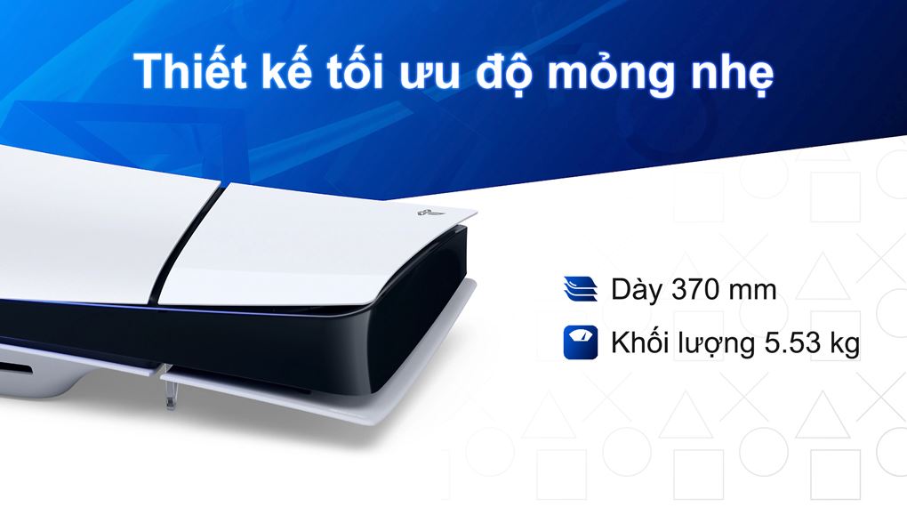 Máy chơi game Sony Playstation 5 Slim ASIA-00479 - Thiết kế