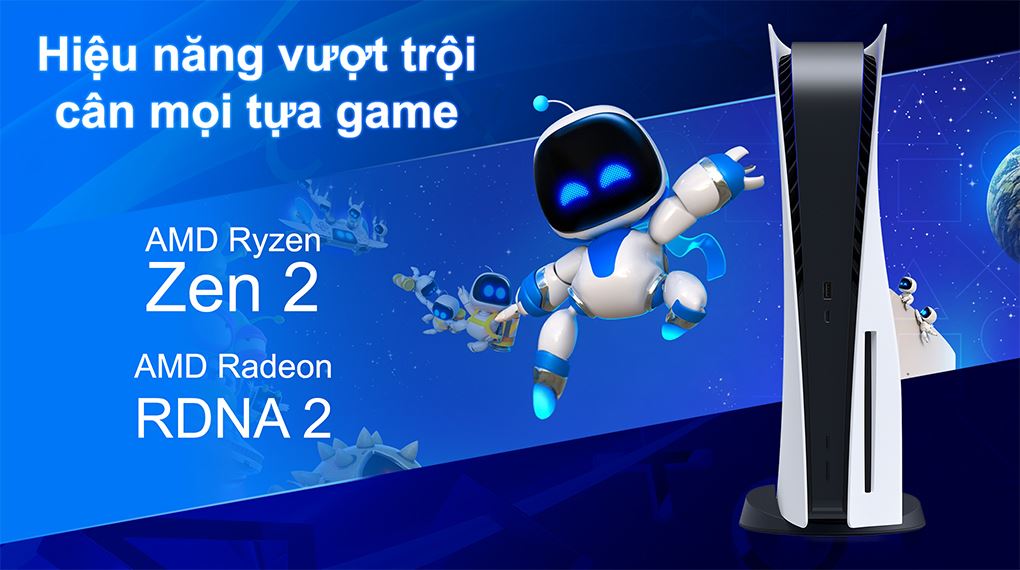 Máy chơi game Sony Playstation 5 Slim ASIA-00479 - Hiệu năng mạnh mẽ