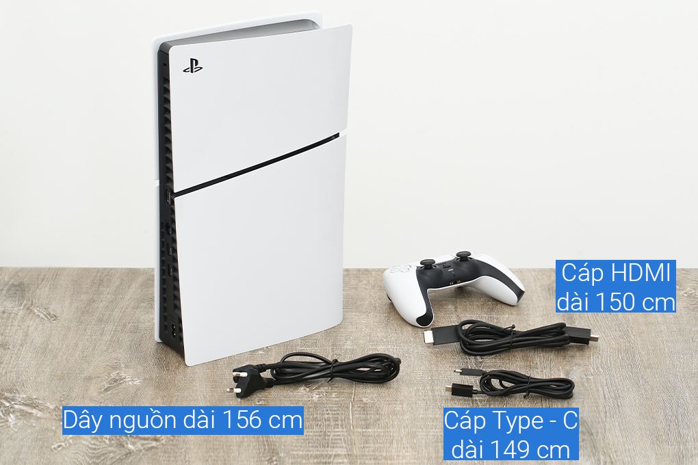 Máy chơi game Sony Playstation 5 Slim CFI-2018 A01 1 tay cầm Màu Trắng