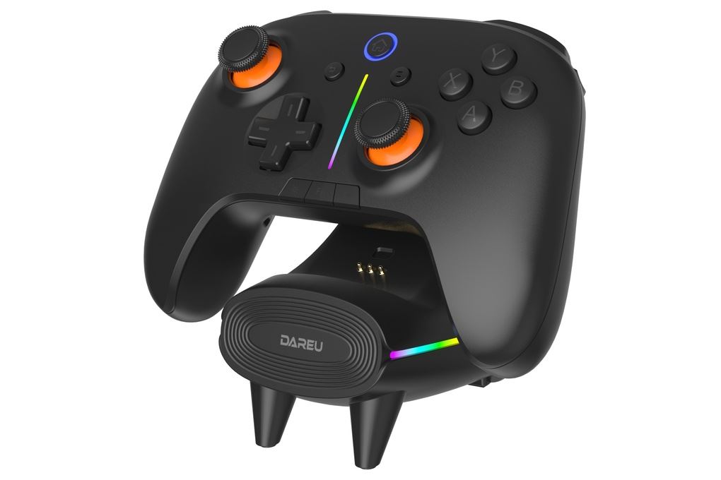 Tay cầm chơi game Dareu Đen H106 Pro Màu Đen