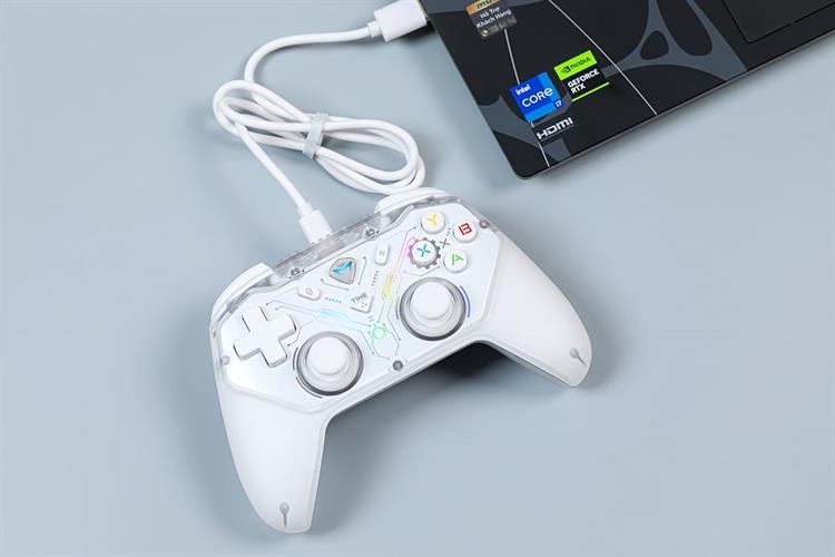 Tay cầm chơi game Machenike Trắng G3s Màu Trắng