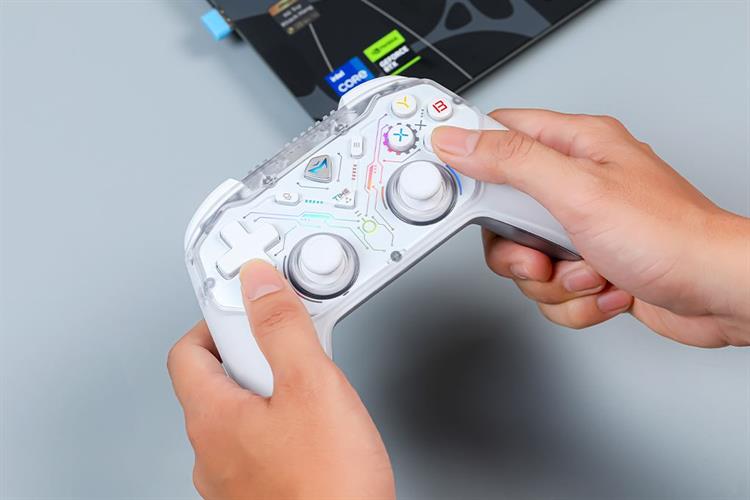 Tay cầm chơi game Machenike Trắng G3s Màu Trắng