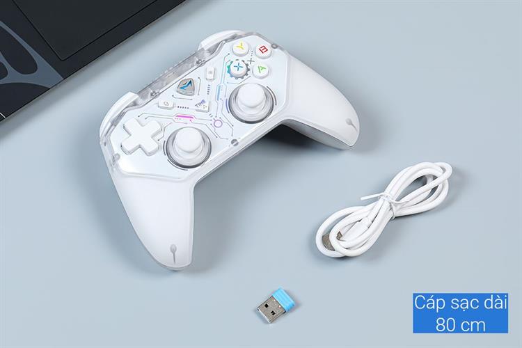 Tay cầm chơi game Machenike Trắng G3s Màu Trắng