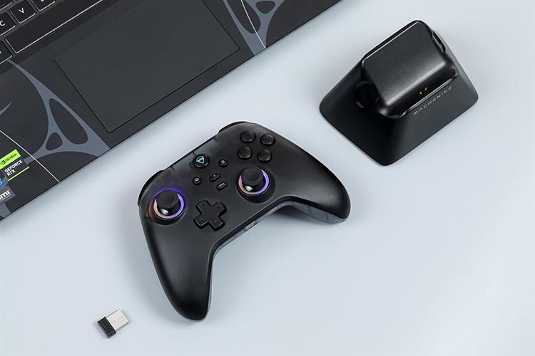 Tay cầm chơi game Machenike Đen G3 V2 Màu Đen
