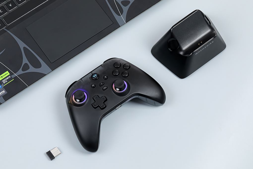 Tay cầm chơi game Machenike Đen G3 V2 Màu Đen
