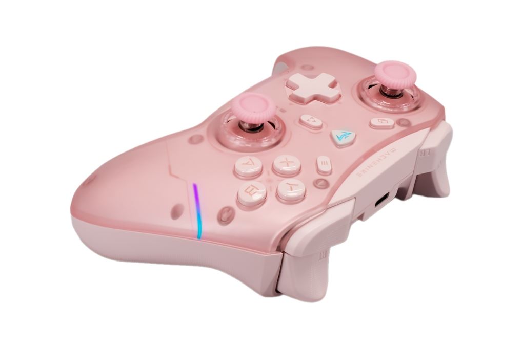 Tay cầm chơi game Machenike Hồng G5 Pro Max Màu Hồng