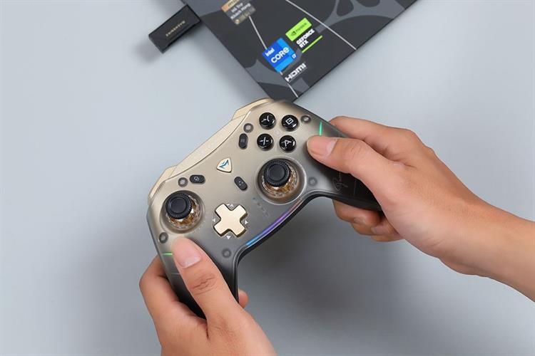 Tay cầm chơi game Machenike Đen Vàng G5 Pro V2 Premium Edition Màu Đen - Vàng