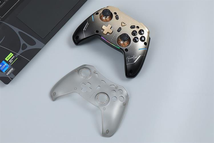 Tay cầm chơi game Machenike Đen Vàng G5 Pro V2 Premium Edition Màu Đen - Vàng