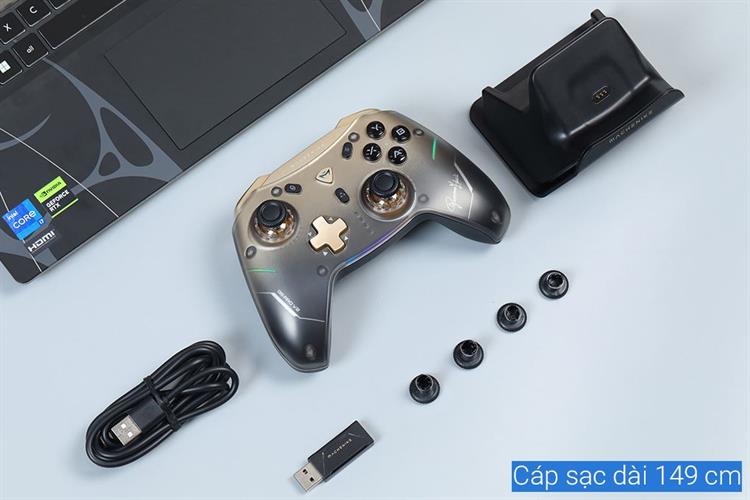 Tay cầm chơi game Machenike Đen Vàng G5 Pro V2 Premium Edition Màu Đen - Vàng