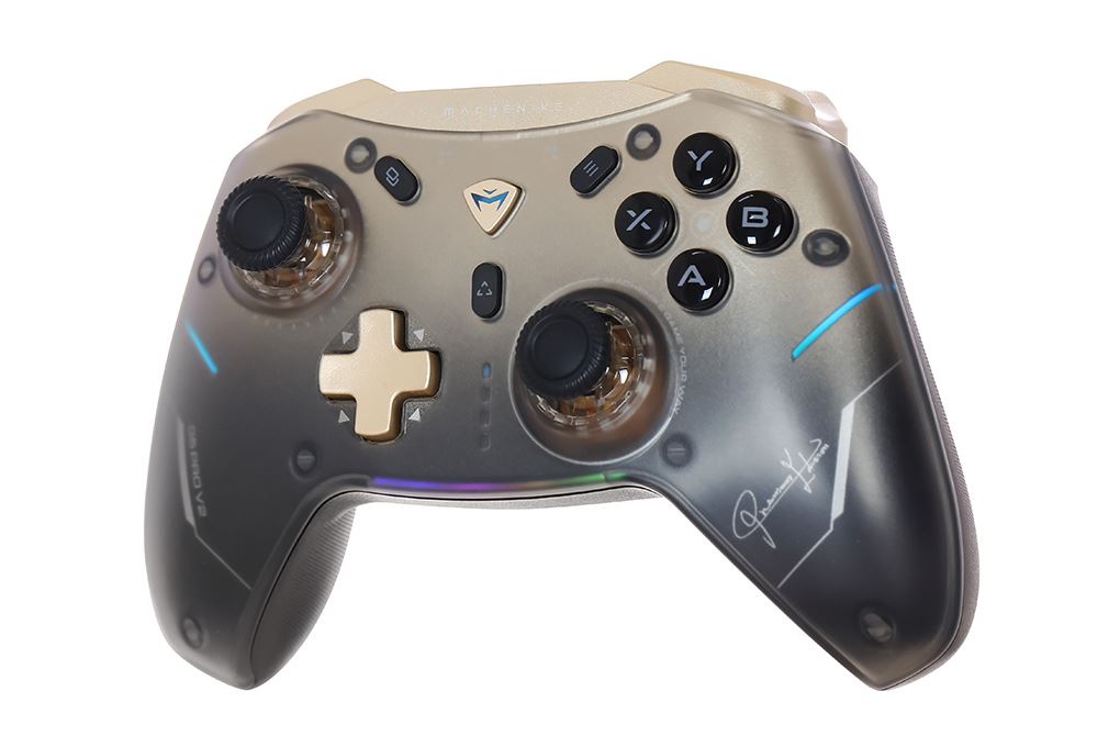 Tay cầm chơi game Machenike Đen Vàng G5 Pro V2 Premium Edition Màu Đen - Vàng