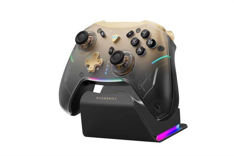 Tay cầm chơi game Machenike Đen Vàng G5 Pro V2 Premium Edition Màu Đen - Vàng