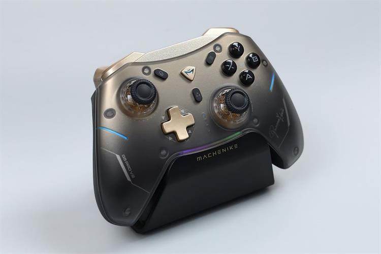 Tay cầm chơi game Machenike Đen Vàng G5 Pro V2 Premium Edition Màu Đen - Vàng
