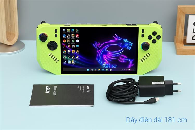 Máy chơi game MSI Claw BZ2EM-009VN Ryzen Z2 Extreme (24GB/1TB/120Hz/Win11) Màu Xanh lá