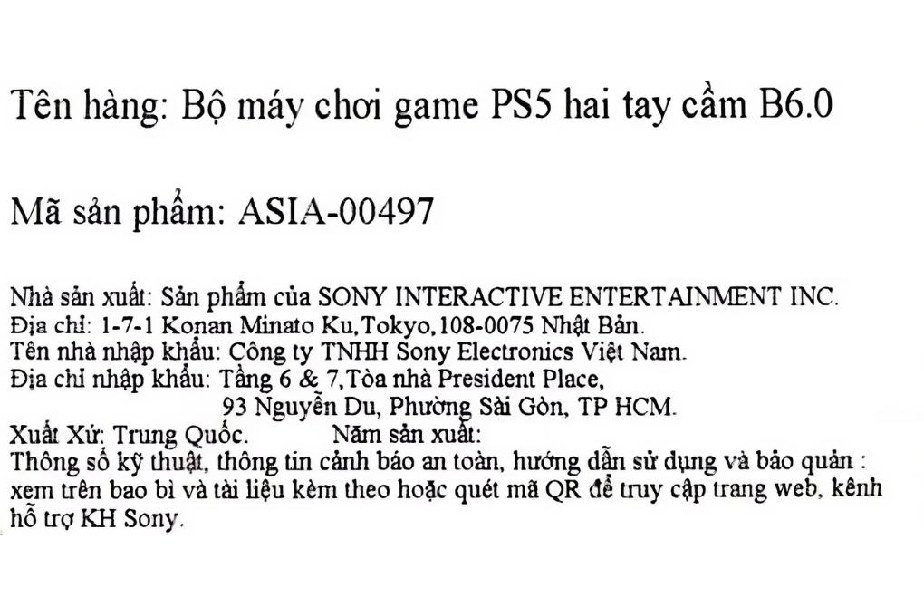 Máy chơi game Sony PlayStation 5 Slim ASIA-00497 2 tay cầm - 11
