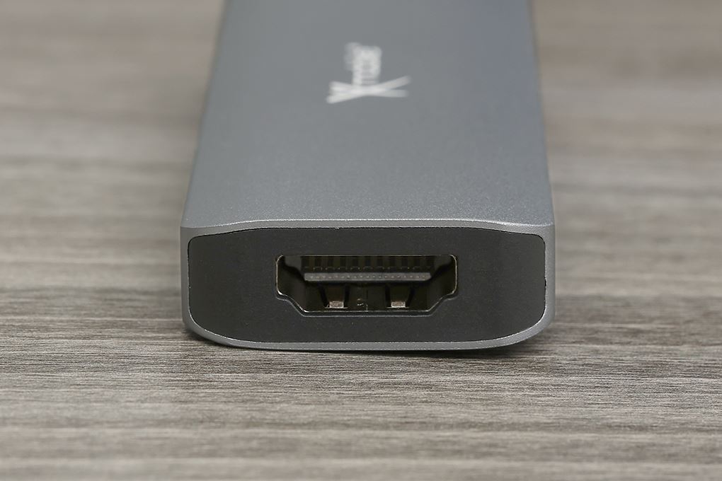 Adapter chuyển đổi Type C 4 in 1 Xmobile DS606H Màu Xám
