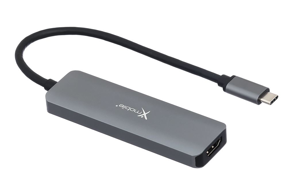 Adapter chuyển đổi Type C 4 in 1 Xmobile DS606H Màu Xám
