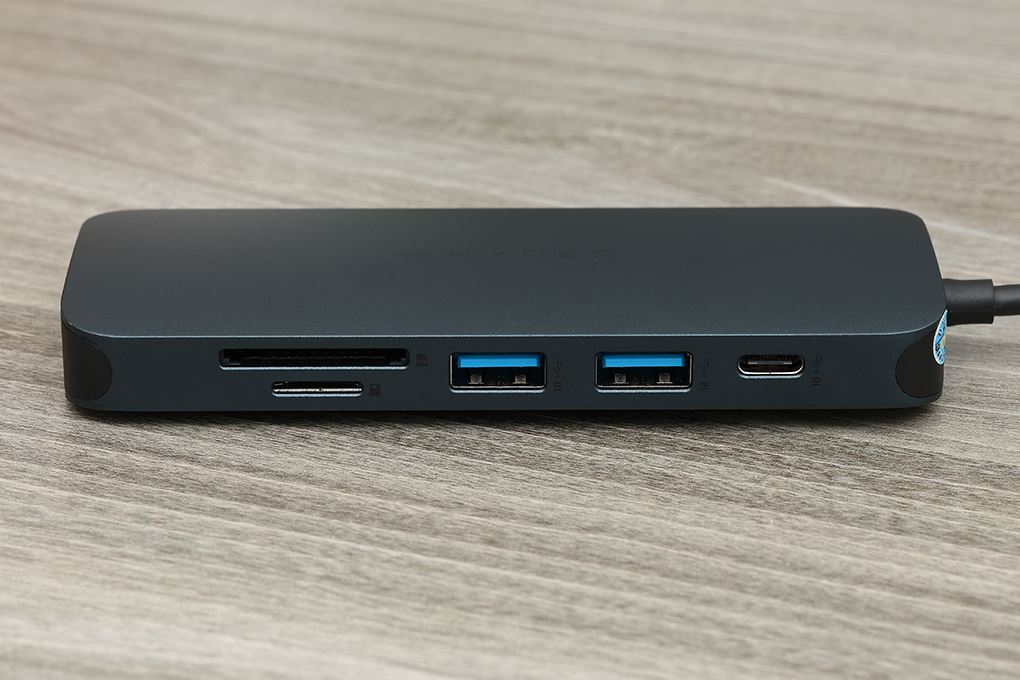 Adapter chuyển đổi Type C 8 in 1 HyperDrive Next HD4004 Màu Xanh đậm