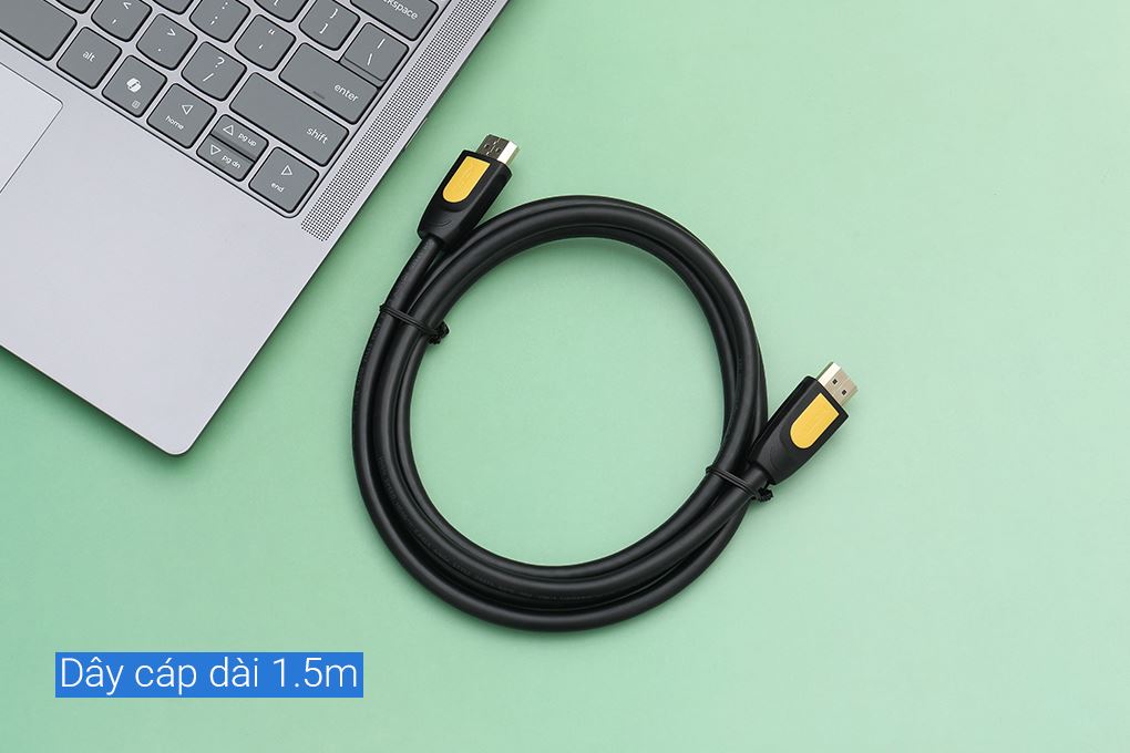 Cáp HDMI 4K 1.5m Ugreen HD101 10128 Màu Đen