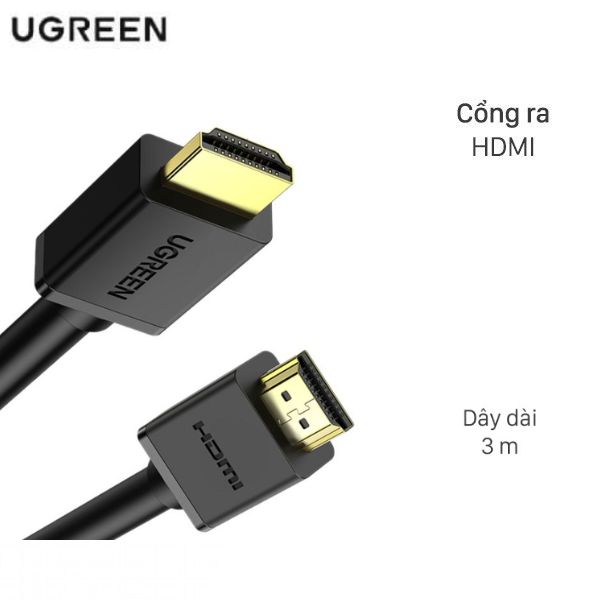 Cáp HDMI 4K 3m Ugreen HD104 10108