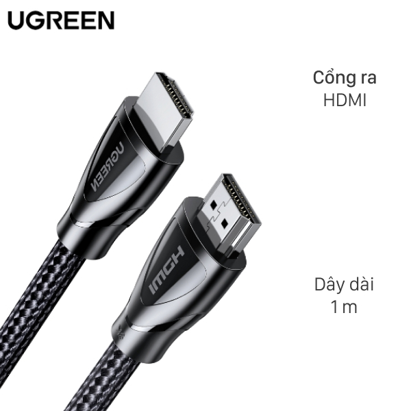 Cáp HDMI 8K 1m Ugreen HD140 80401