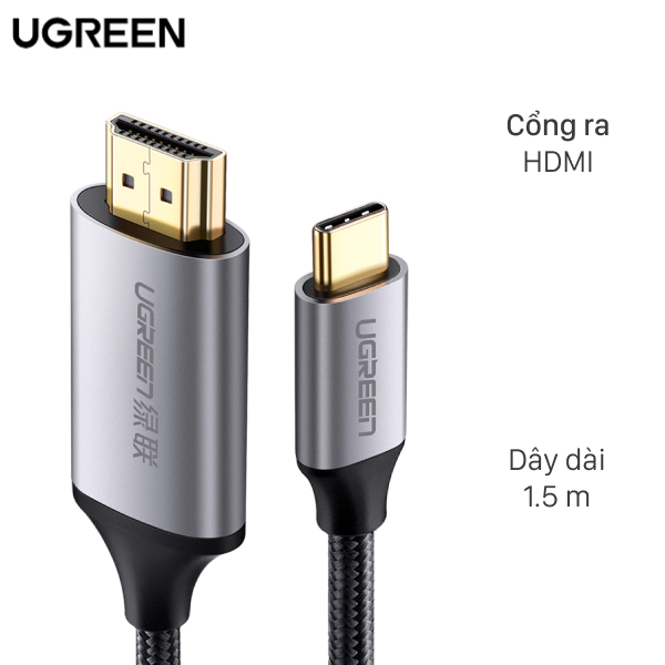 Cáp Type C - HDMI 4K 1.5m Ugreen MM142 50570