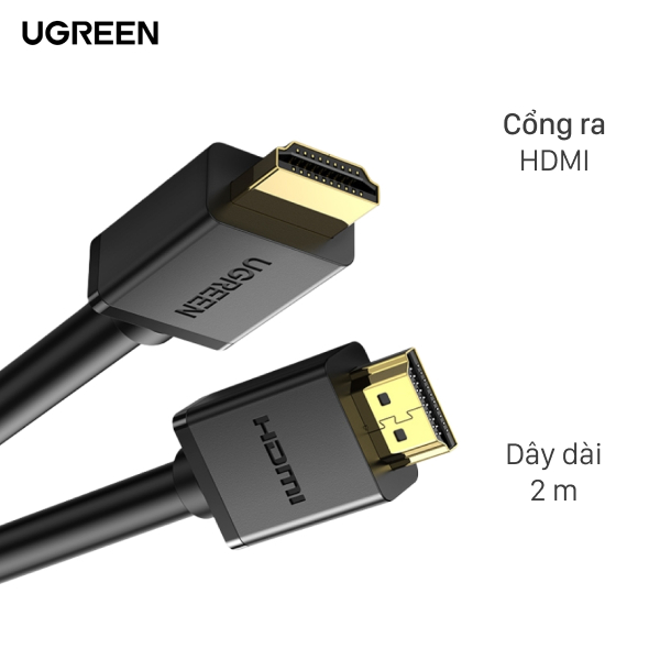 Cáp HDMI 4K 2m Ugreen HD104 10107