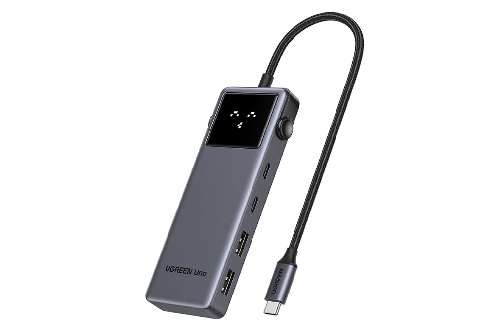 Adapter chuyển đổi Type C PD 6 in 1 Ugreen Uno CM888 35998 Màu Xám