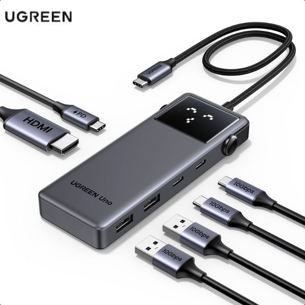 Adapter chuyển đổi Type C PD 6 in 1 Ugreen Uno CM888 35998