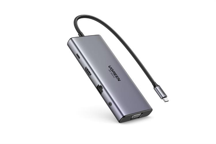 Adapter chuyển đổi Type C PD 11 in 1 Ugreen Revodok CM639 45520