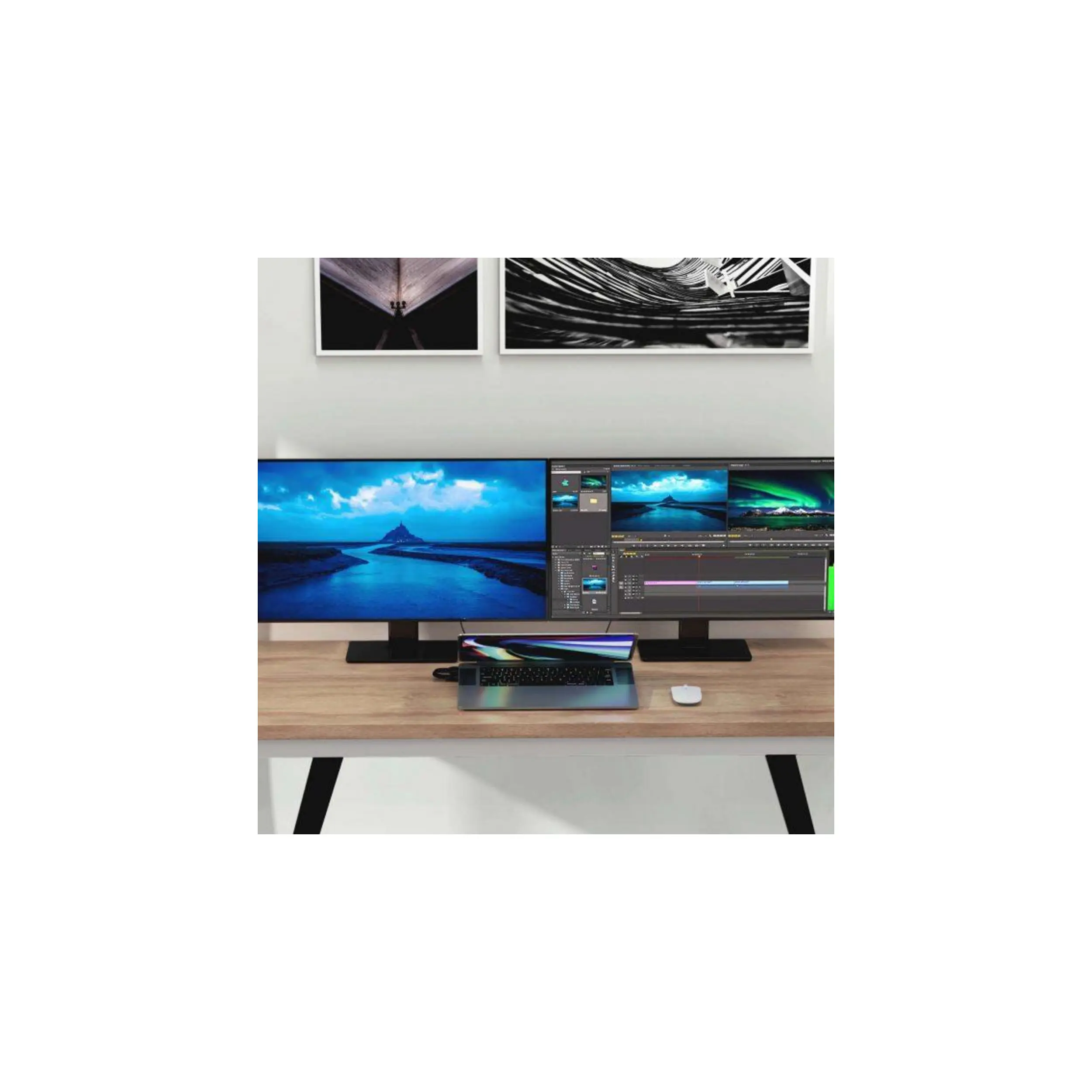 Hub chuyển đổi Type-C 13 in 1 Hyperdrive HD134 Màu Xám
