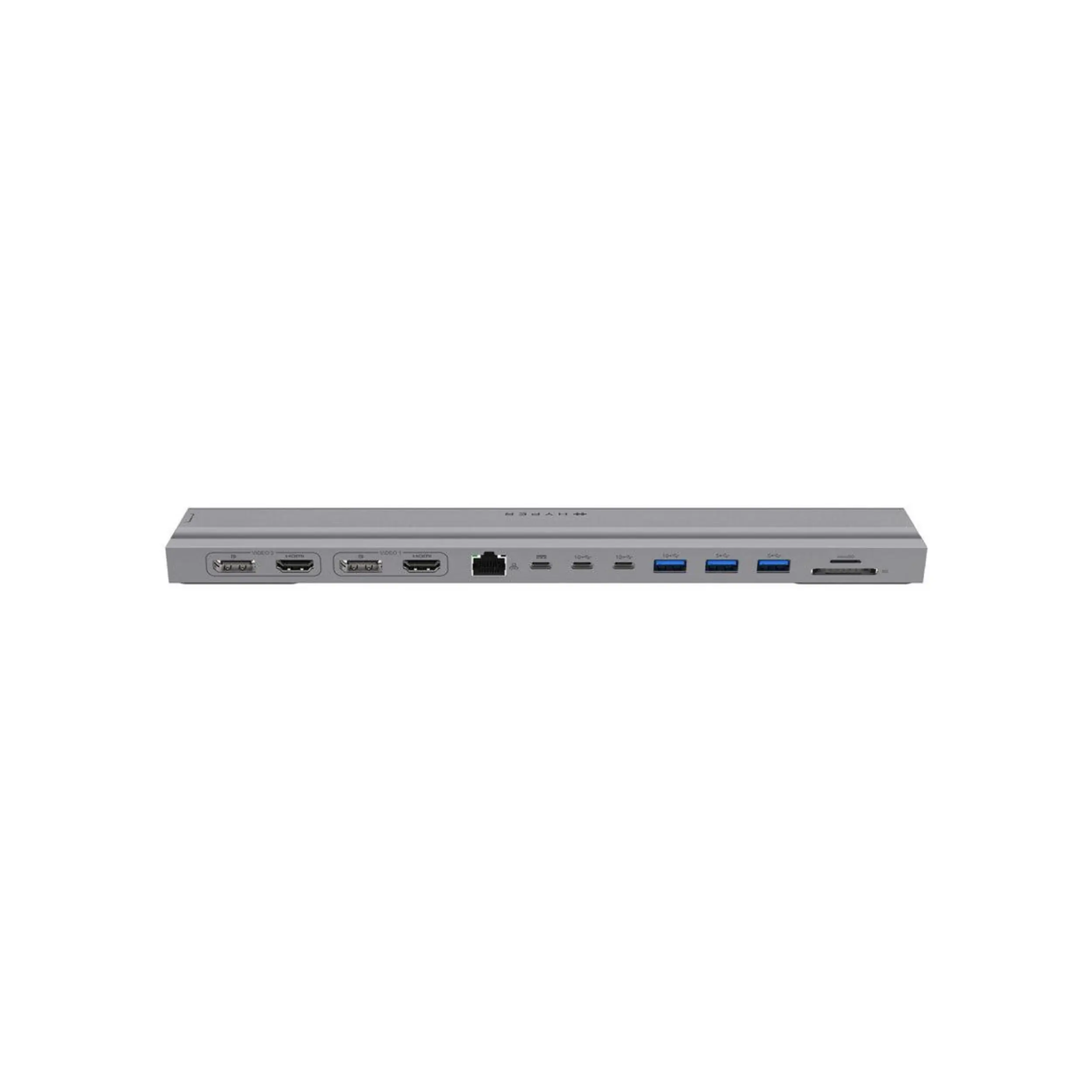 Hub chuyển đổi Type-C 13 in 1 Hyperdrive HD134 Màu Xám