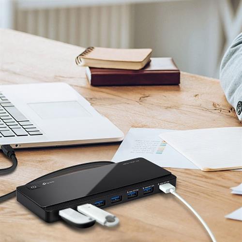 Hub chuyển đổi USB 7 in 1 TP-Link UH700 Màu Đen