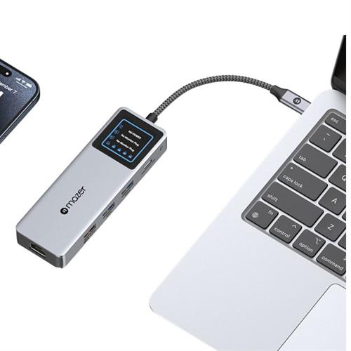 Hub chuyển đổi Type C 5 in 1 Mazer M-Ai-Hub70-GY Màu Xám
