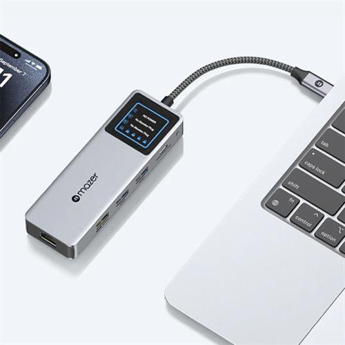 Hub chuyển đổi Type C 6 in 1 Mazer M-Ai-Hub71-GY Màu Xám