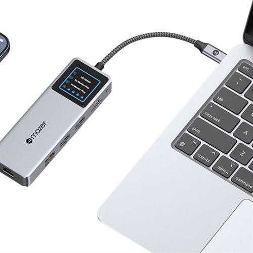 Hub chuyển đổi Type C 7 in 1 Mazer M-Ai-Hub72-GY Màu Xám