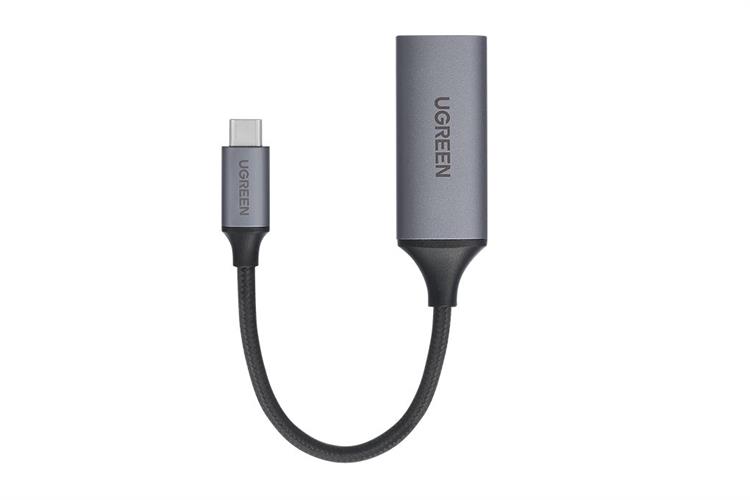 Cáp chuyển đổi USB Type C to HDMI 4K 10 cm Ugreen CM297 70444 Màu Đen