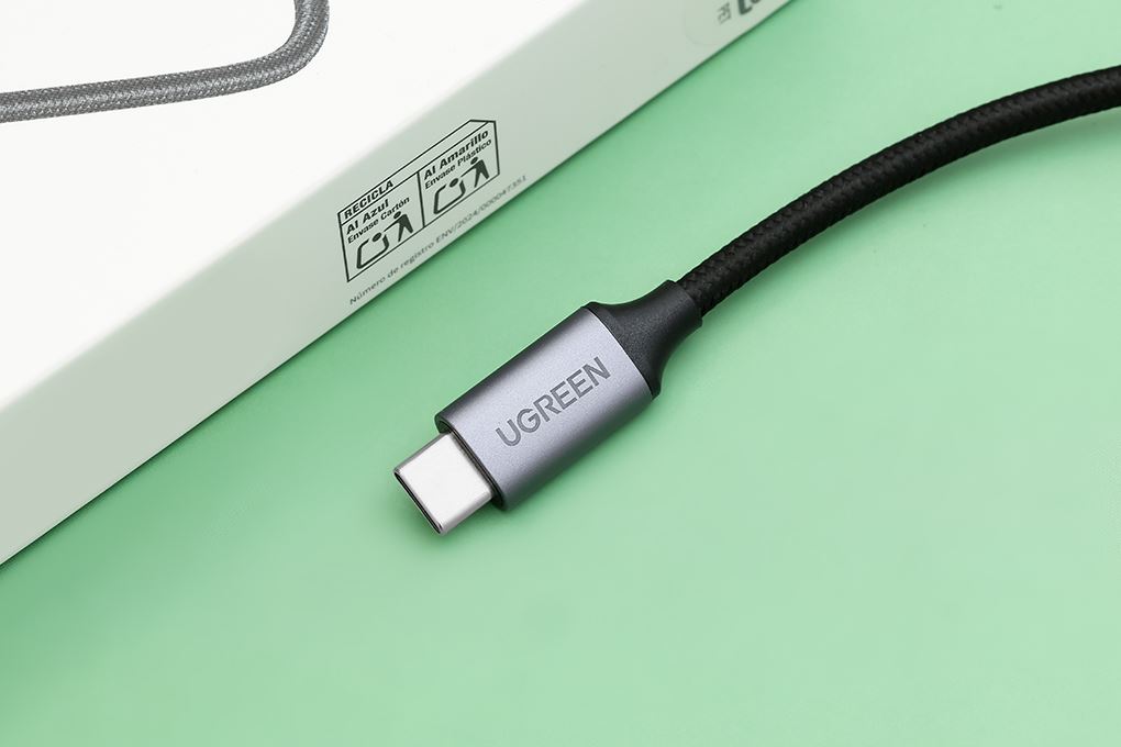 Cáp chuyển đổi USB Type C to HDMI 4K 10 cm Ugreen CM297 70444 Màu Đen
