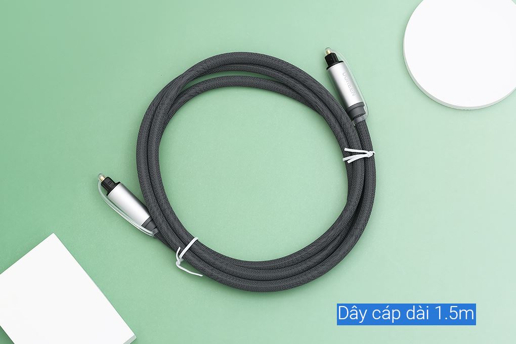 Cáp âm thanh quang Optical 1.5m Ugreen AV108 10542 Màu Đen
