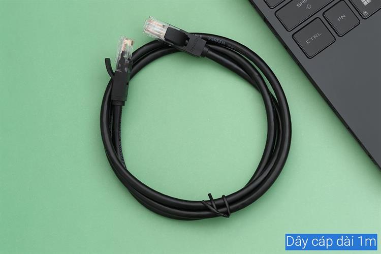 Cáp mạng LAN Cat 6 U/UTP 1m Ugreen NW102 20159 Màu Đen