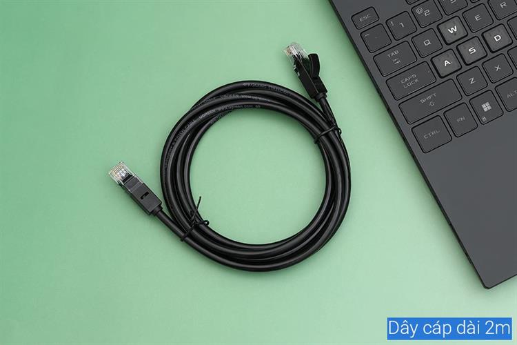 Cáp mạng LAN Cat 6 U/UTP 2m Ugreen NW102 20160 Màu Đen
